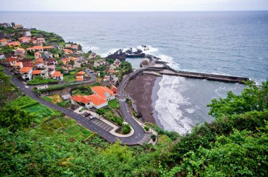Seixal village, Madeira island, Portugal clipart