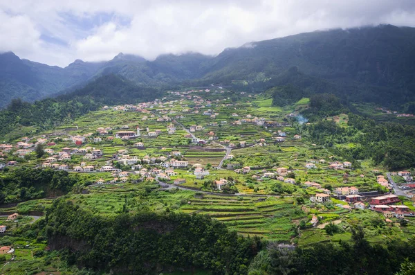 Landscape near Sao Vicente, Madeira, Portugal 图库图片