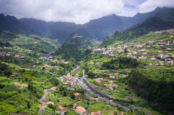 Paisagem perto de São Vicente, Madeira, Portugal — Fotografia de Stock