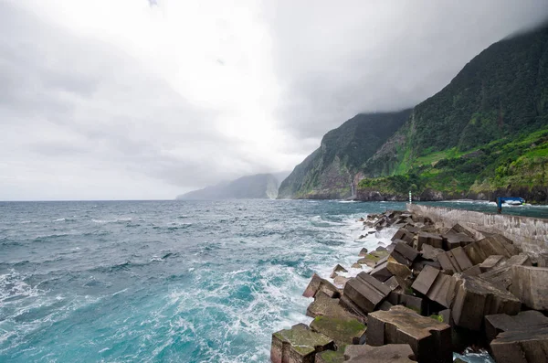 Port in Seixal, Madeira, Portugal — Zdjęcie stockowe