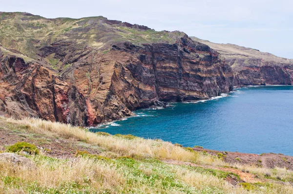 Cliffs Ponta de Sao Lourenco Yarımadası - Madeira Adası — Stok fotoğraf