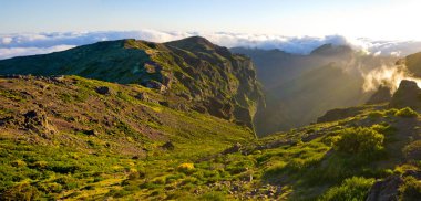 Pico Ruivo peak on Madeira island, Portugal