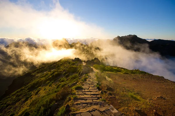 Pico Ruivo picco sull'isola di Madeira, Portogallo — Foto Stock