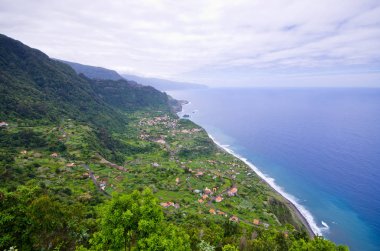 Sahil Madeira Adası yakınlarında Sao Jorge, Portekiz