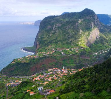 Shore near Porto da Cruz, Madeira island, Portugal