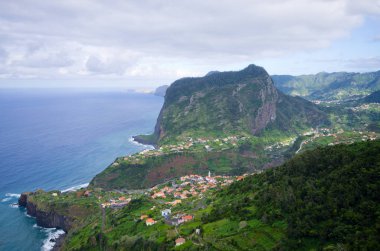 Shore near Porto da Cruz, Madeira island, Portugal