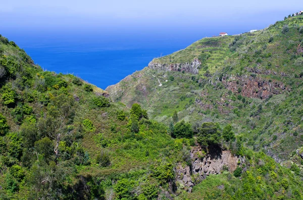 Zuidkust van Madeira island, Ponta do Pargo, Portugal — Stockfoto