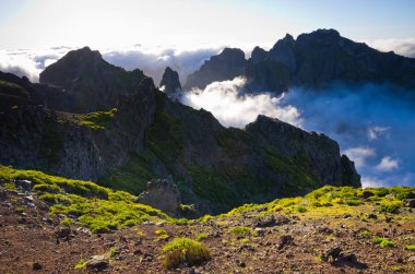 Pico Ruivo peak on Madeira island, Portugal