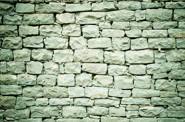 Pared de piedra verde —  Fotos de Stock