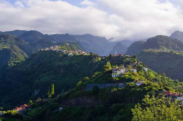 Mountains near Porto da Cruz, Madeira, Portugal — стокове фото