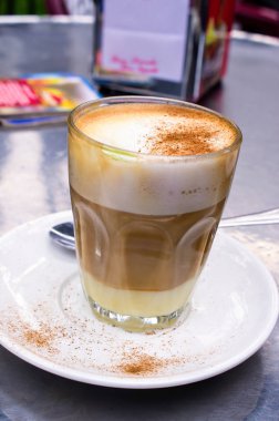 Barraquito - coffee of Canary Islands clipart