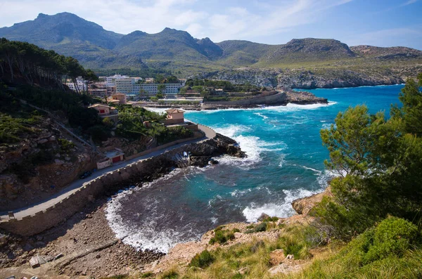 Cala Sant Vicenc Bay, Maiorca, Espanha — Fotografia de Stock