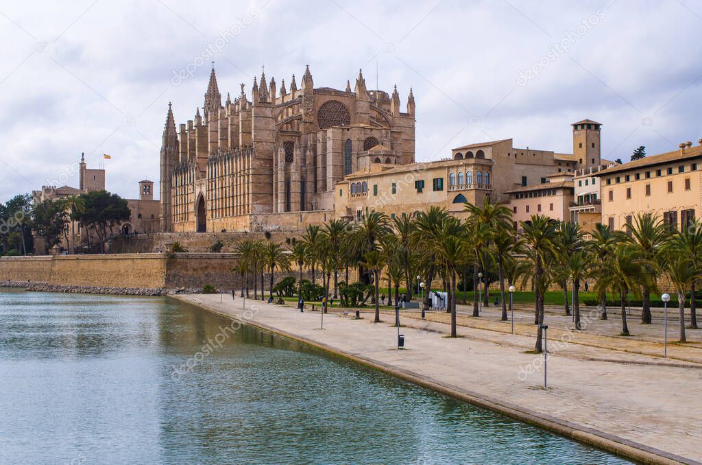 Cathedral La Seu, Palma de Mallorca, Spain