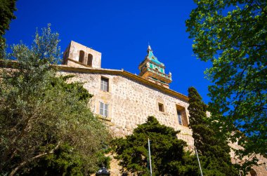 Valldemossa 'daki kilise, Mallorca, İspanya