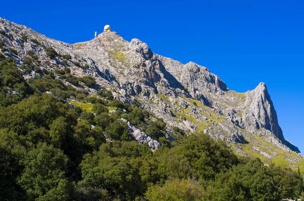 Radar One Mallorca Peaks Spain — Stock Photo, Image