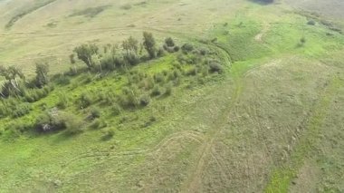 Bozkır Kazakistan Hava görünümünü. Aerophotography