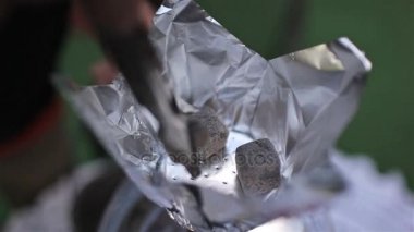 folyo nargile için yakın çekim fotoğraf