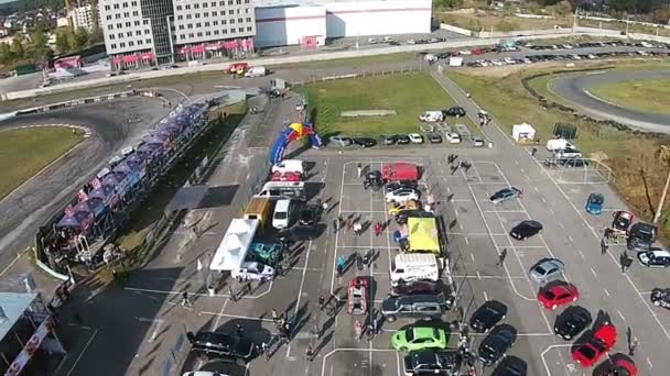 Kyiv, ukraine - 28. Juni 2017: timeattack event auf chayka autodrome — Stockvideo