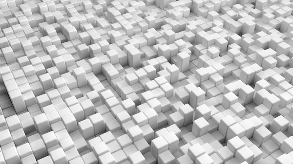 Image abstraite de fond de cubes blancs — Photo