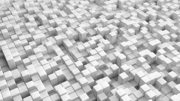 Image abstraite de fond de cubes blancs — Photo