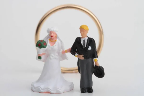 Miniatura Matrimonio — Foto Stock