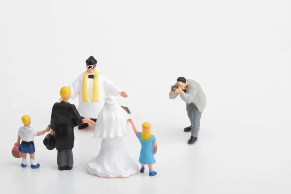 Miniatura Fotografo Matrimoni — Foto Stock