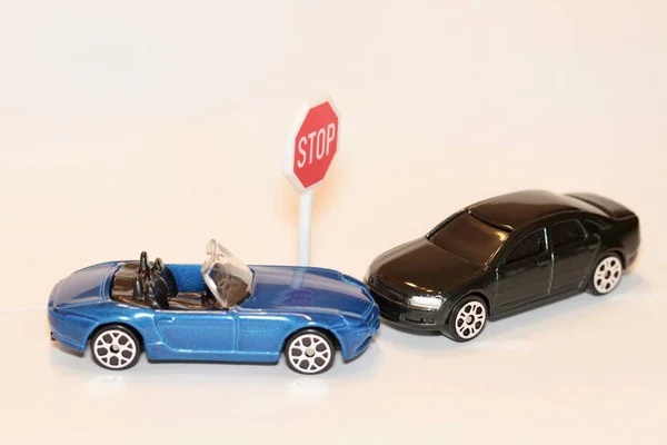 Miniature Cars Accident — Stock Photo, Image