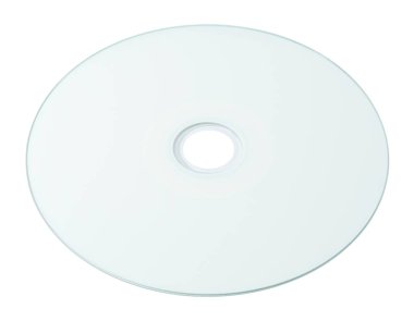 Boş yazdırılabilir Cd veya Dvd beyaz arka plan üzerinde