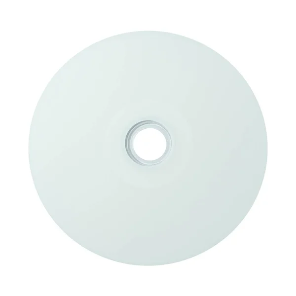 CD o DVD stampabile su sfondo bianco — Foto Stock