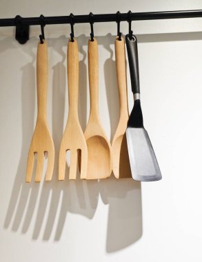 Duvar mutfak Spatula kümesi