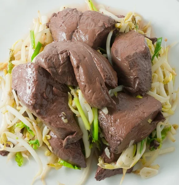 Stir Fried fasulye Filiz yakın çekim