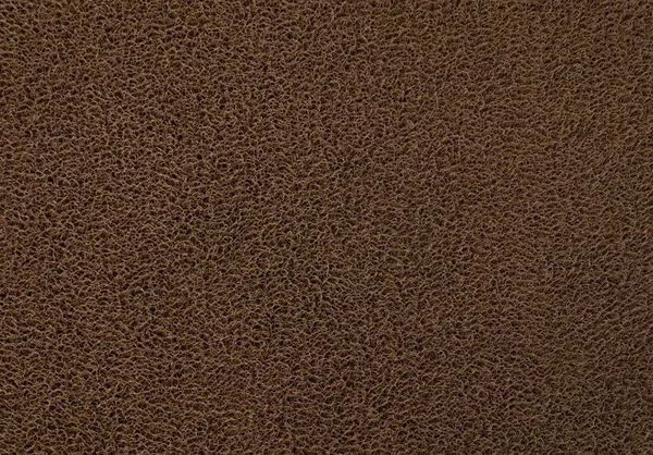Textura Antecedentes del felpudo de plástico marrón oscuro —  Fotos de Stock