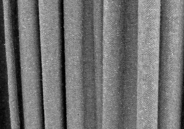Primer plano fondo de textura de cortina negra — Foto de Stock