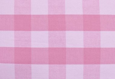 Çok güzel pembe ve beyaz oduncu ekose deseni