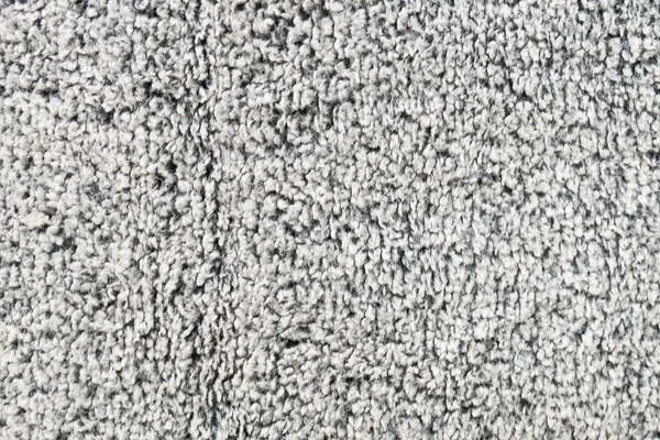 Detalle de fondo de textura de tela esponjosa gris — Foto de Stock
