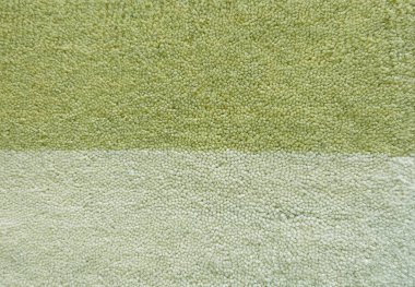 Yeşil ve beyaz satır Peluş kumaş doku arkaplanı