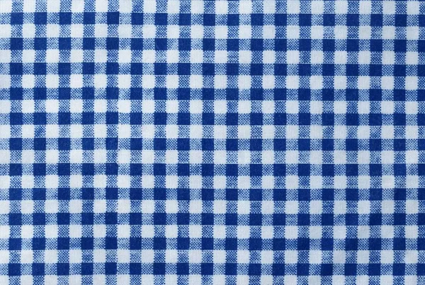 青と白の木こり格子柄のシームレス パターン — ストック写真
