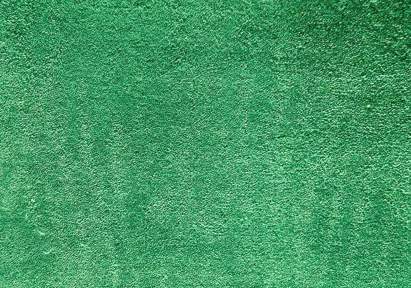 Detalle de fondo de textura de tela de felpa verde — Foto de Stock