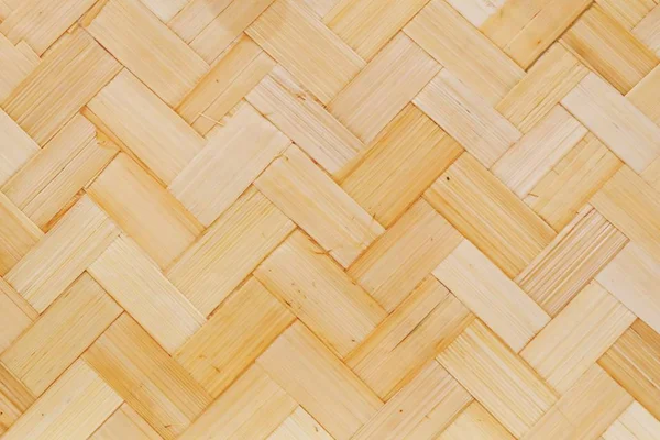 Bambu sepet örgüsü deseni dokusuna kapandı