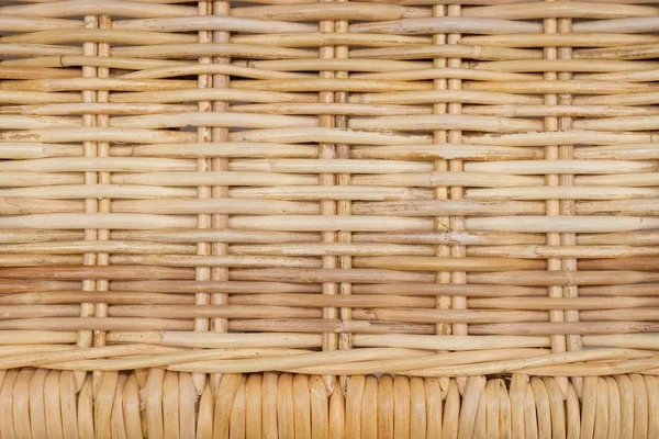 Rattan sepet örgüsü deseni dokusuna kapandı