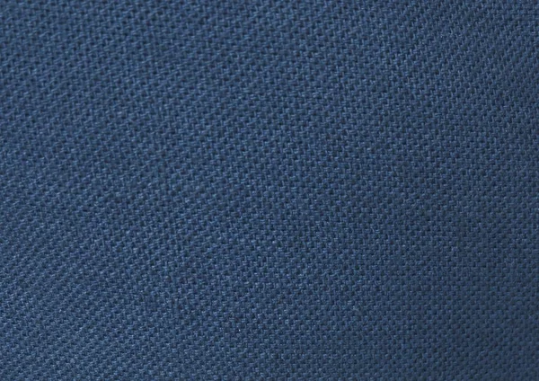 Close-up van de patroon van de achtergrond van blauwe textiel textuur — Stockfoto