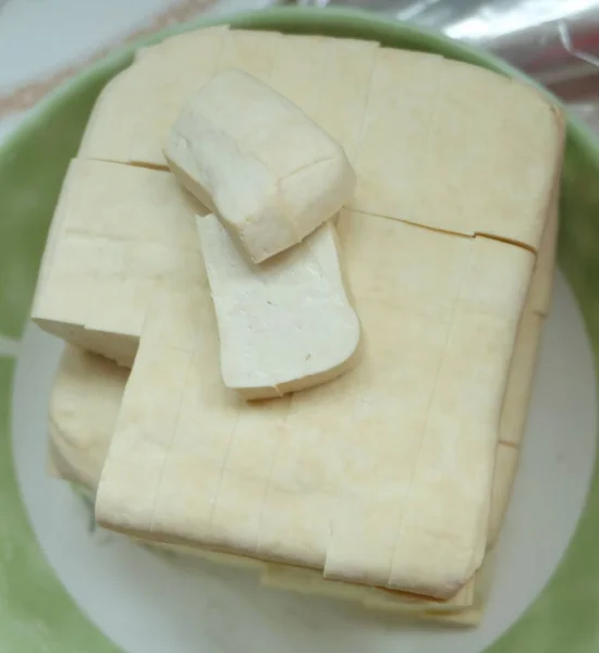 堆白豆腐或豆腐 — 图库照片
