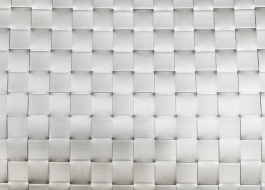 Arka plan deseni, gümüş plastik plaka Mat yüzey doku hasır örgü.