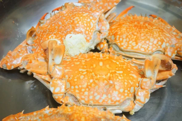 Cuisine and Food, Steamed Blue Crab. One of The Most Famous Seafood in The World.