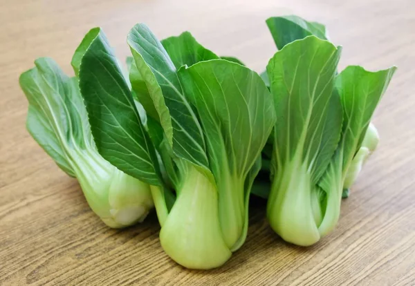 Verduras Delicioso Bok Choy Verde Fresco Pok Choi Pak Choi — Foto de Stock