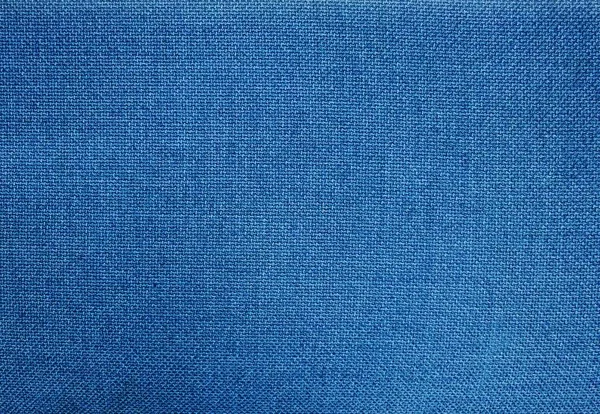 布のテクスチャ パステル調の色のトーンのブルー コットン生地テクスチャ パターン背景のアップを閉じる — ストック写真