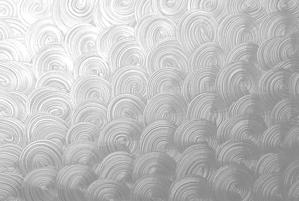 Modello Sfondo Spirale Argento Vortice Senza Soluzione Continuità Sfondo Texture — Foto Stock