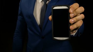 Bir akıllı telefon ekran işaret zarif Ofis Müdürü