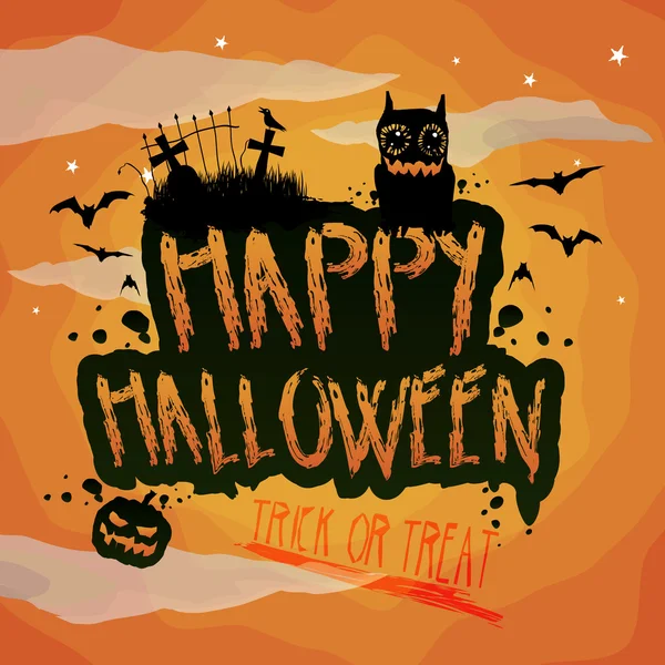 Illustration de Grunge Halloween — Image vectorielle