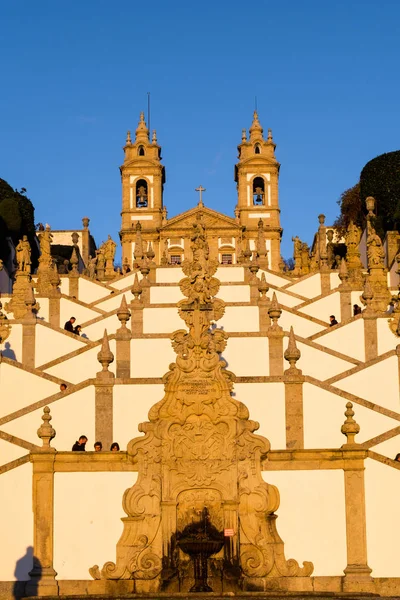 Helgedomen Bom Jesus göra Monte de Braga — Stockfoto